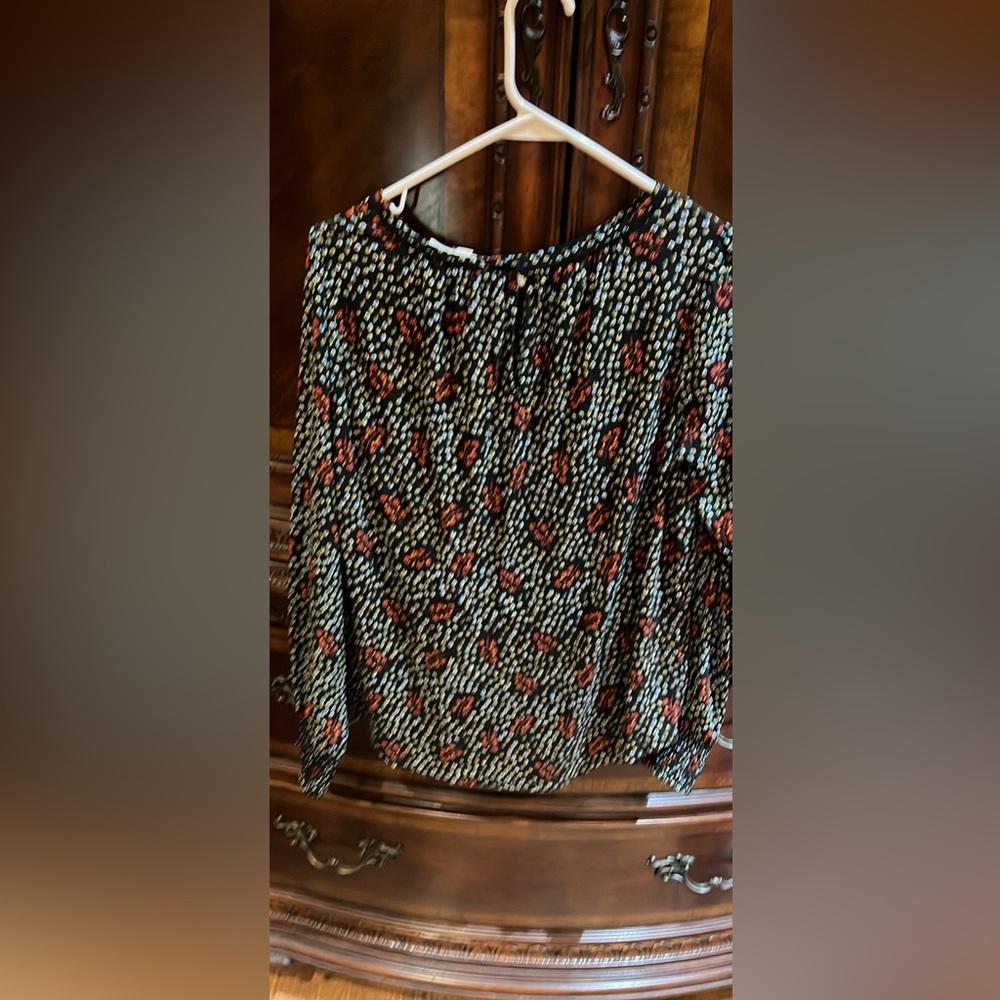 Ann Taylor Loft Sz Small Long Sleeve Top - Picture 5 of 7